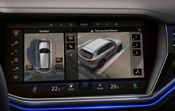 Umgebungsansicht „Area View“ 360 Grad Kamera Touareg CR