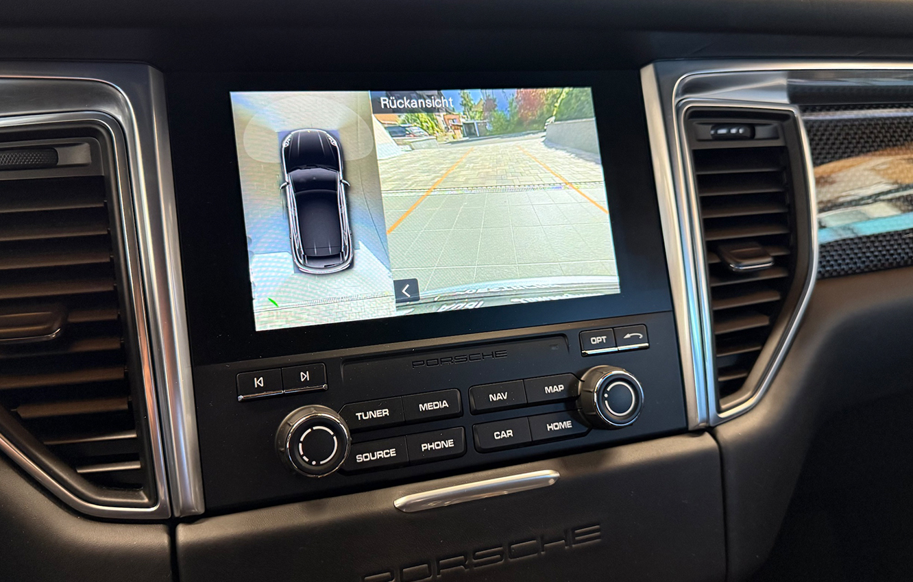 Porsche Macan Umgebungsansicht „Area View“ 360 Grad Kamera
