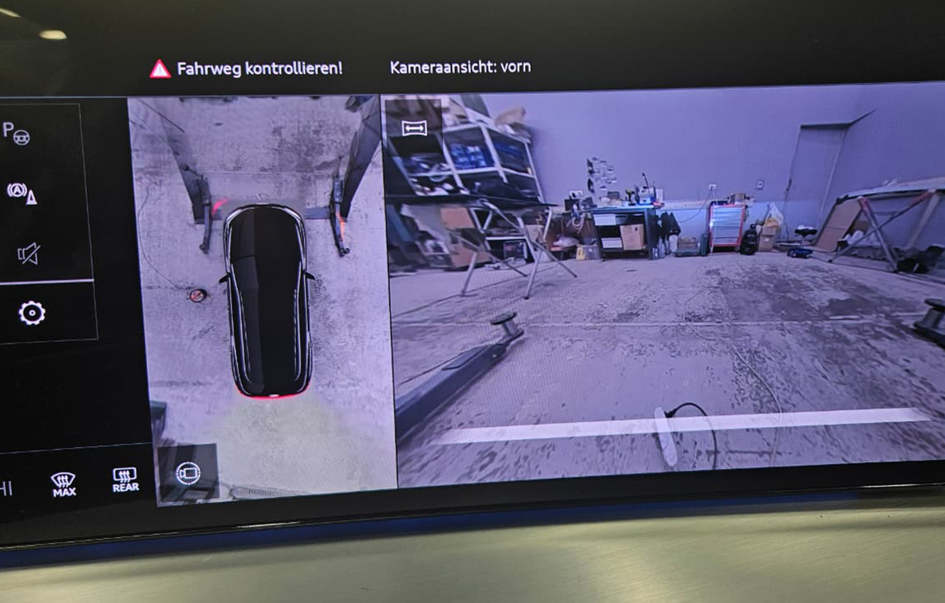 Audi A5 B10 Umgebungsansicht „Area View“ 360 Grad Kamera