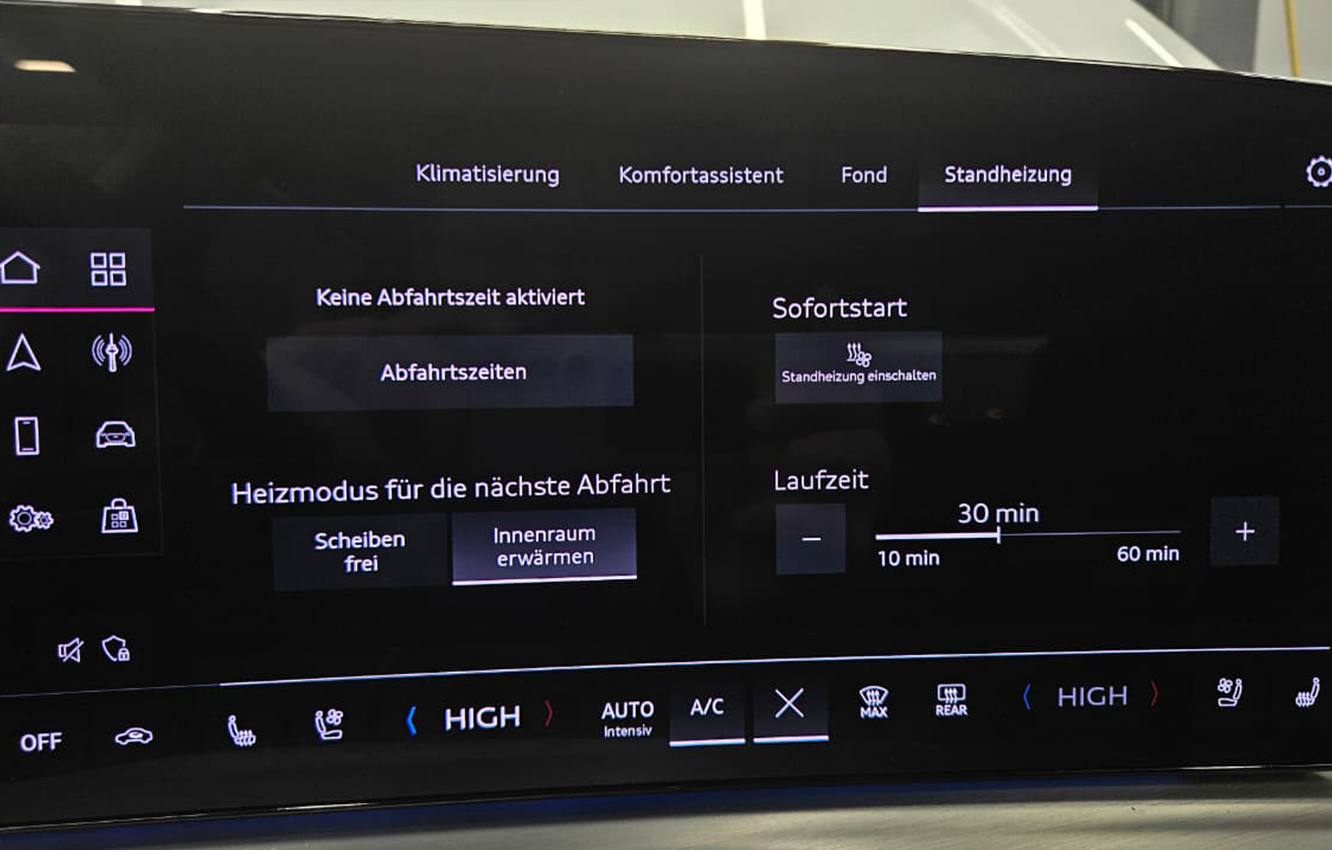 Audi A5 B10 Standheizung Nachrüsten